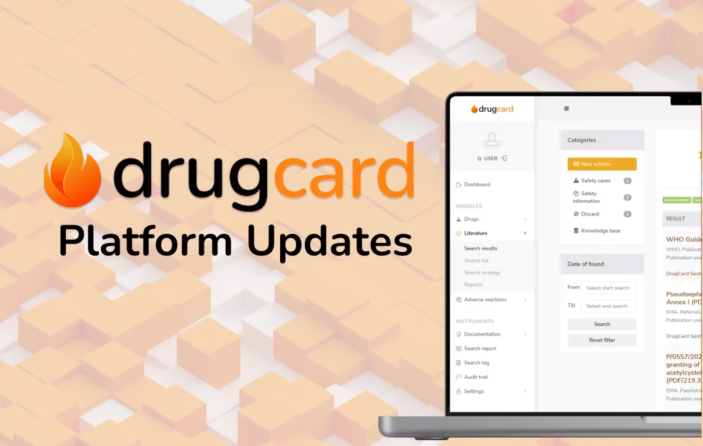 DrugCard Platform Updates