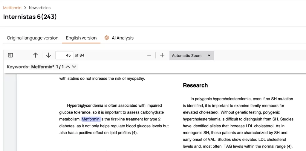 One-Click Case Creation From Literature